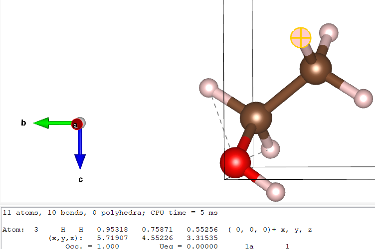 NMR vesta demonstration